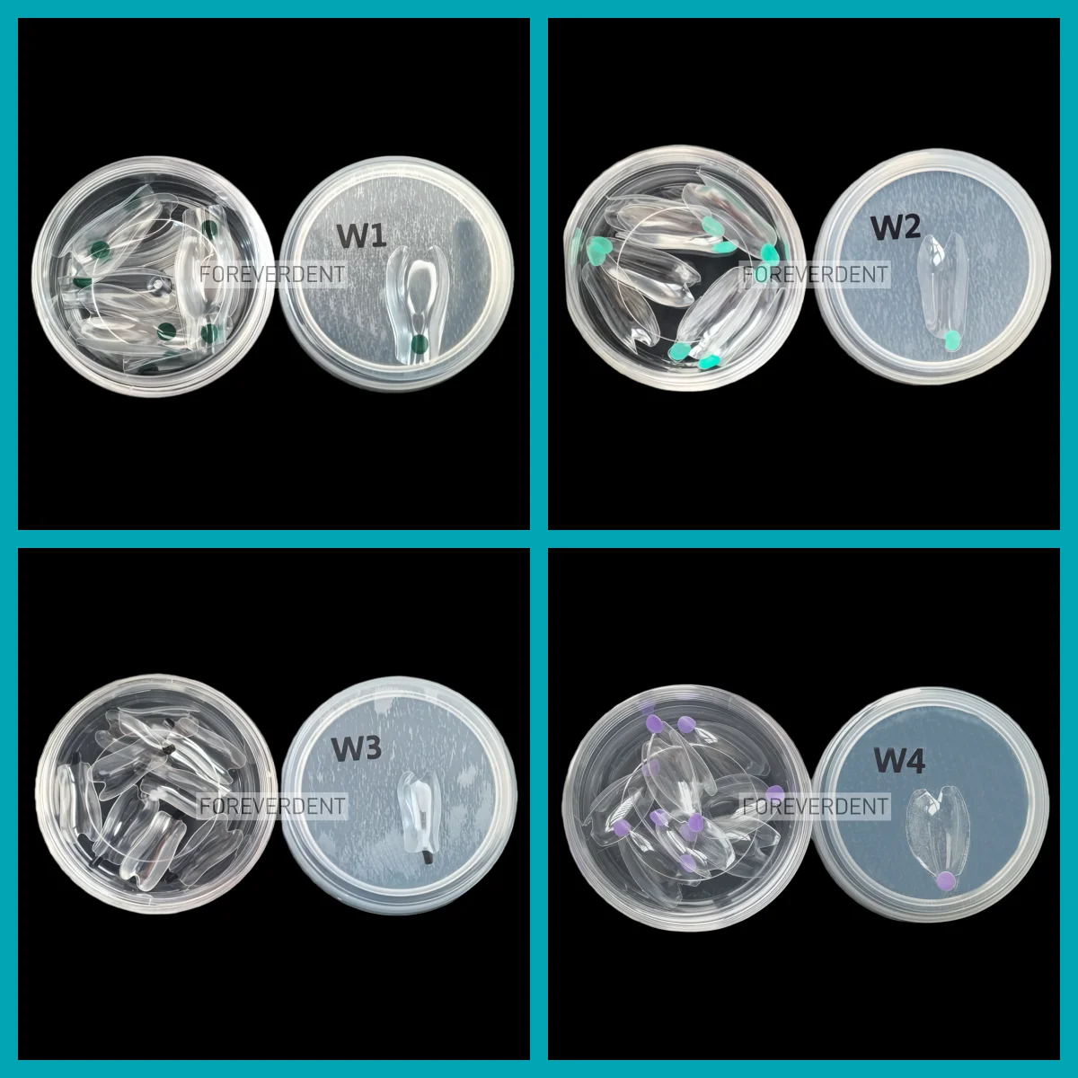 

Зубное расширение, Передняя прозрачная матрица tranродитель, матрицы BT, черные треугольные клинья, диастема подходит для BioClear W1/W2/W3/W4