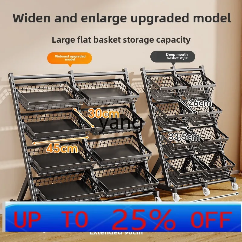 

LMM removable kitchen multi-functional rack multi-layer fruit and vegetable storage snack storage rack