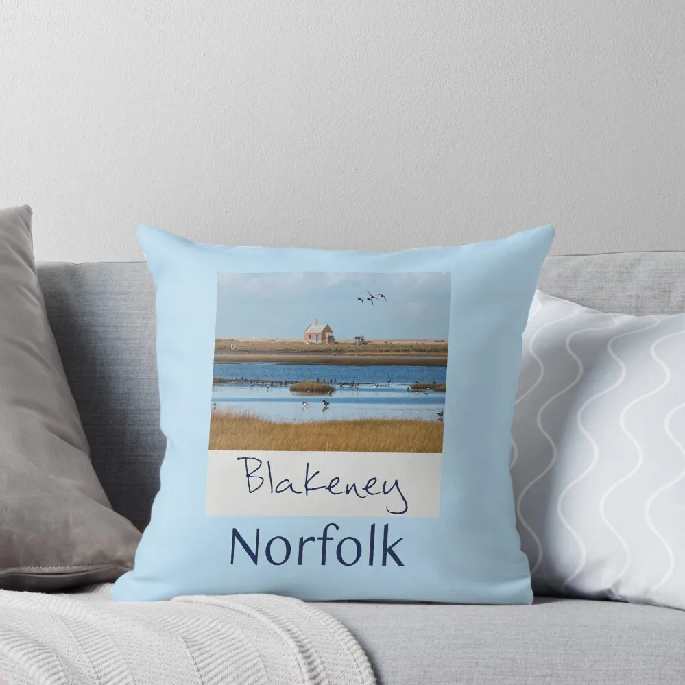 Blakeney North Norfolk, across the marshes Throw Pillow Luxury Sofa Cushions Cushion Cover For Sofa Sofa Cushions Covers pillow