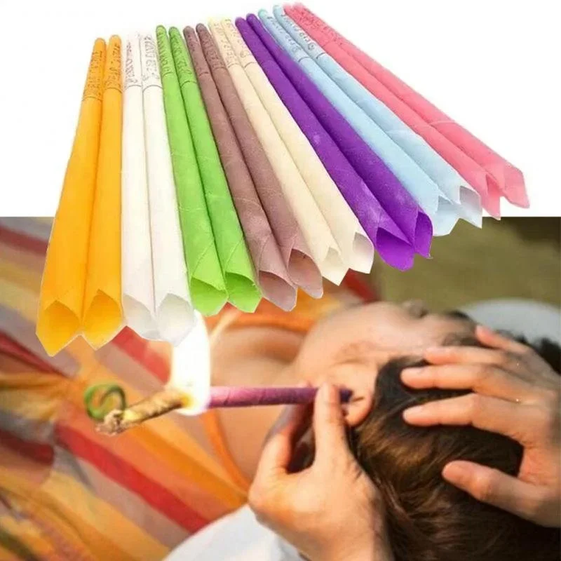 Aromatic Ear Candle Stick, Aromatherapy Ear Therapy, with A Straight Horn Mouth Shape. Ear Care Stick, Beauty Salon Ear Picking view 2