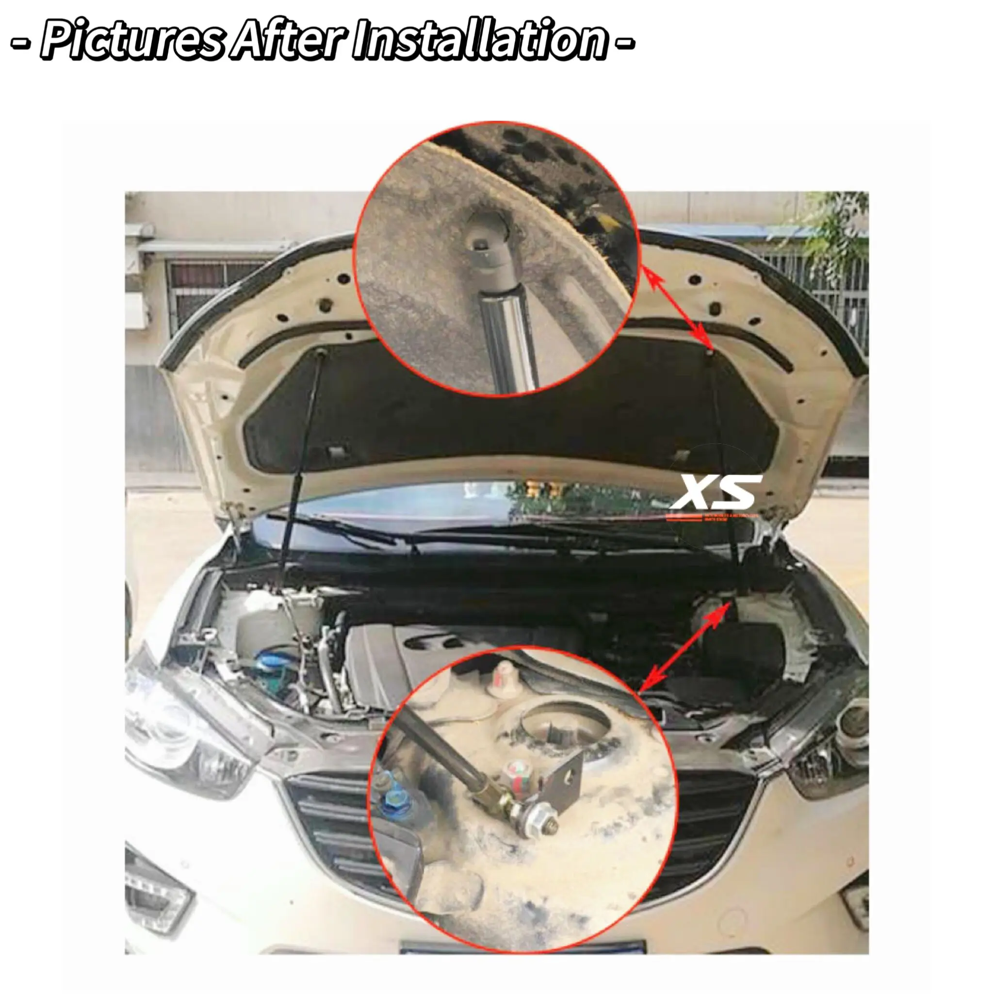 For Mazda CX-5 CX5 KE 2012 2013 2014 2015 2016 Front Hood Bonnet Modify Gas Struts Lift Support Shock Damper Absorber Piston Rod