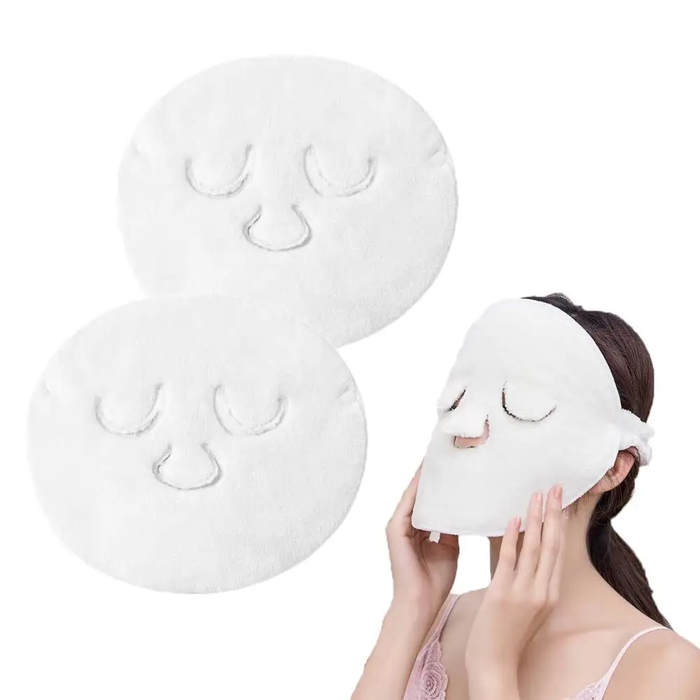 Hot Compress Towel Hanging Ear Soft Skin-Friendly Steam Heating Cold Hot Wet Compress Irrigation Face Towel Compress Face Towel