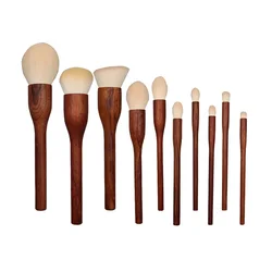 Cangzhou Yuqin Makeup Brush 10 Sets for Collecting Makeup Package Loose Powder Brush foundation make-up Brush Professional Anima