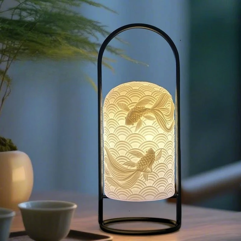 Touch ambient light sleep light, light luxury gift antique night light
