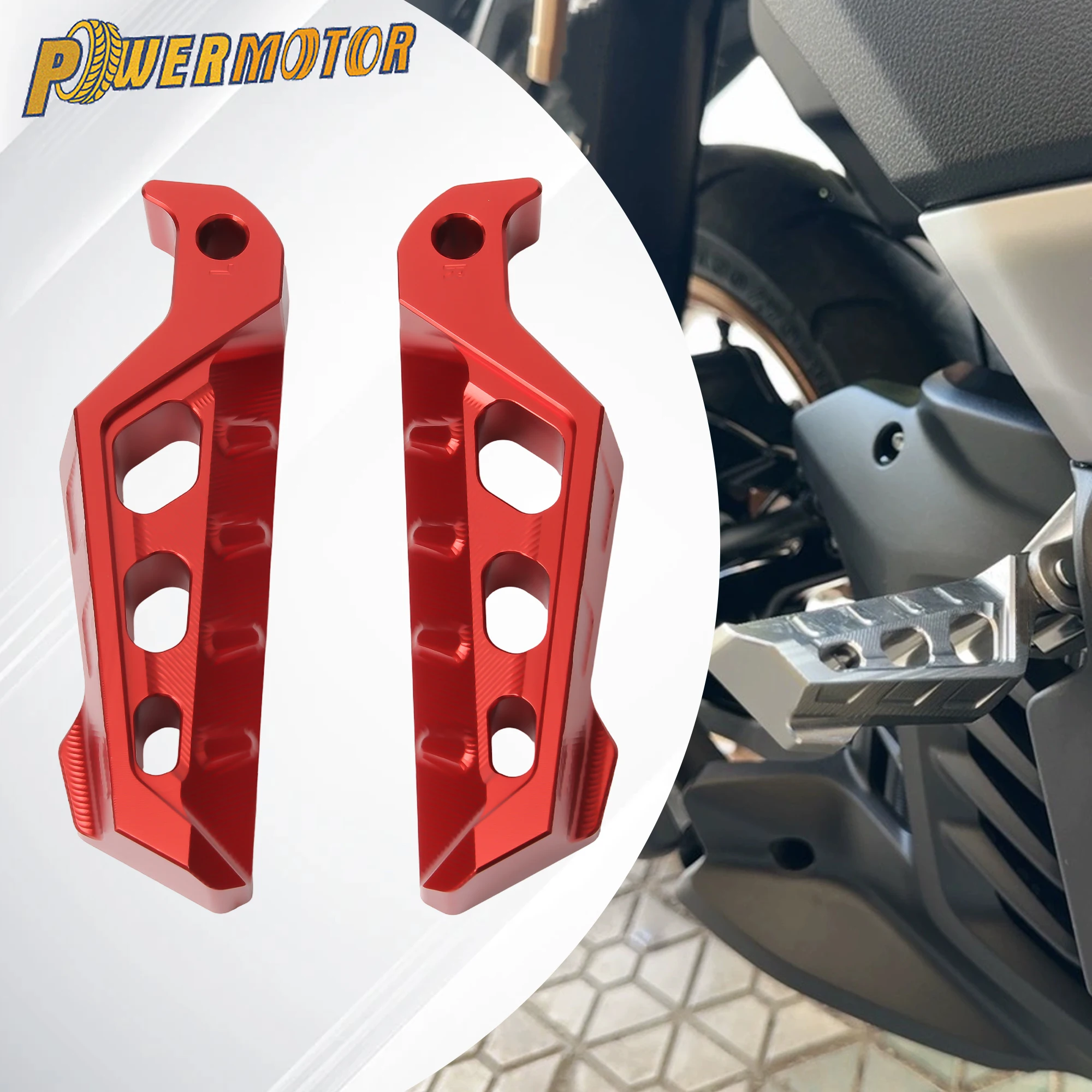 

For Yamaha XMAX 125 250 300 400 Motorcycle Rear Pedal Rotating Foot Pedal NMAX 155 Scooters Passenger Footrest Pegs Accessories