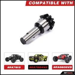 40CrMo steel main input gear, 10T SPIRAL CUT for Arrma 1/7 1/8 6s RTR hopups upgrades parts