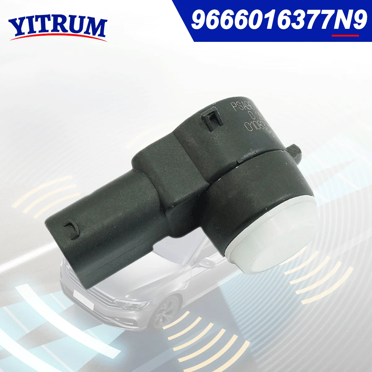 9666016377N9 White PDC Parking Sensor For Peugeot 307 308 Citroen Park Assist Sensor 0263013148