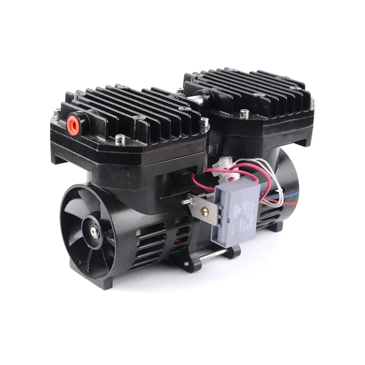 Double stage 110v/220v diaphragm micro ac air pump silent vacuum pump for sale