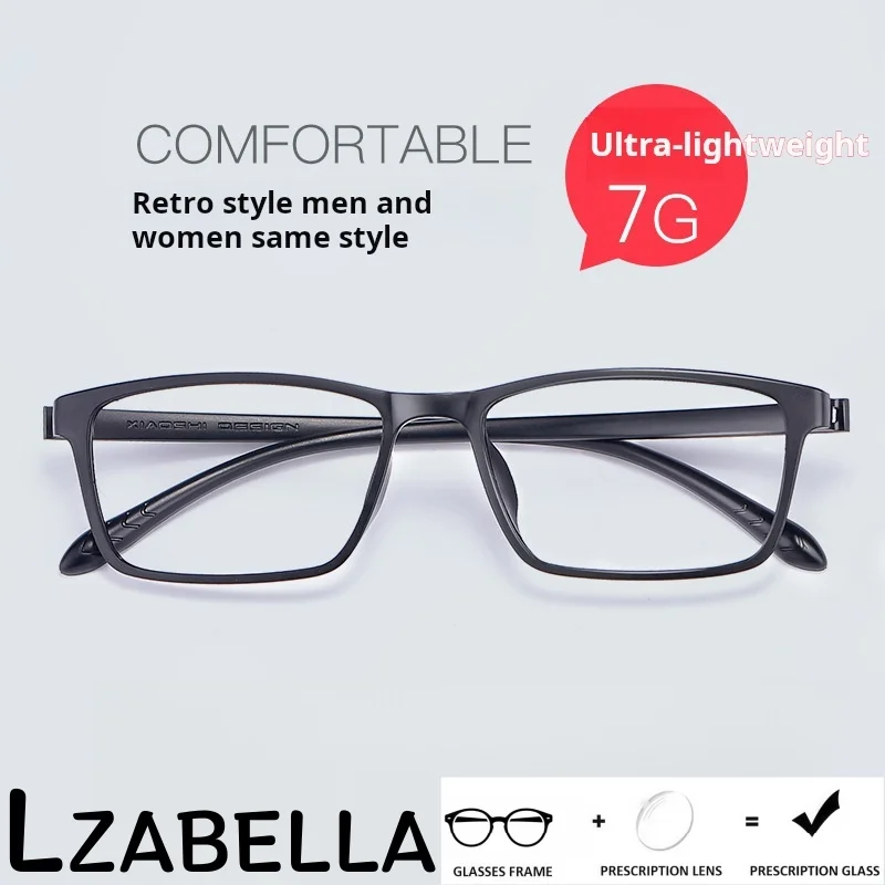 

Lzabella TR90 Ultra Light Men Women Eyeglasses Frame Screwless Fashion Casual Optical Prescription Myopia Hyperopia Eyewear X2