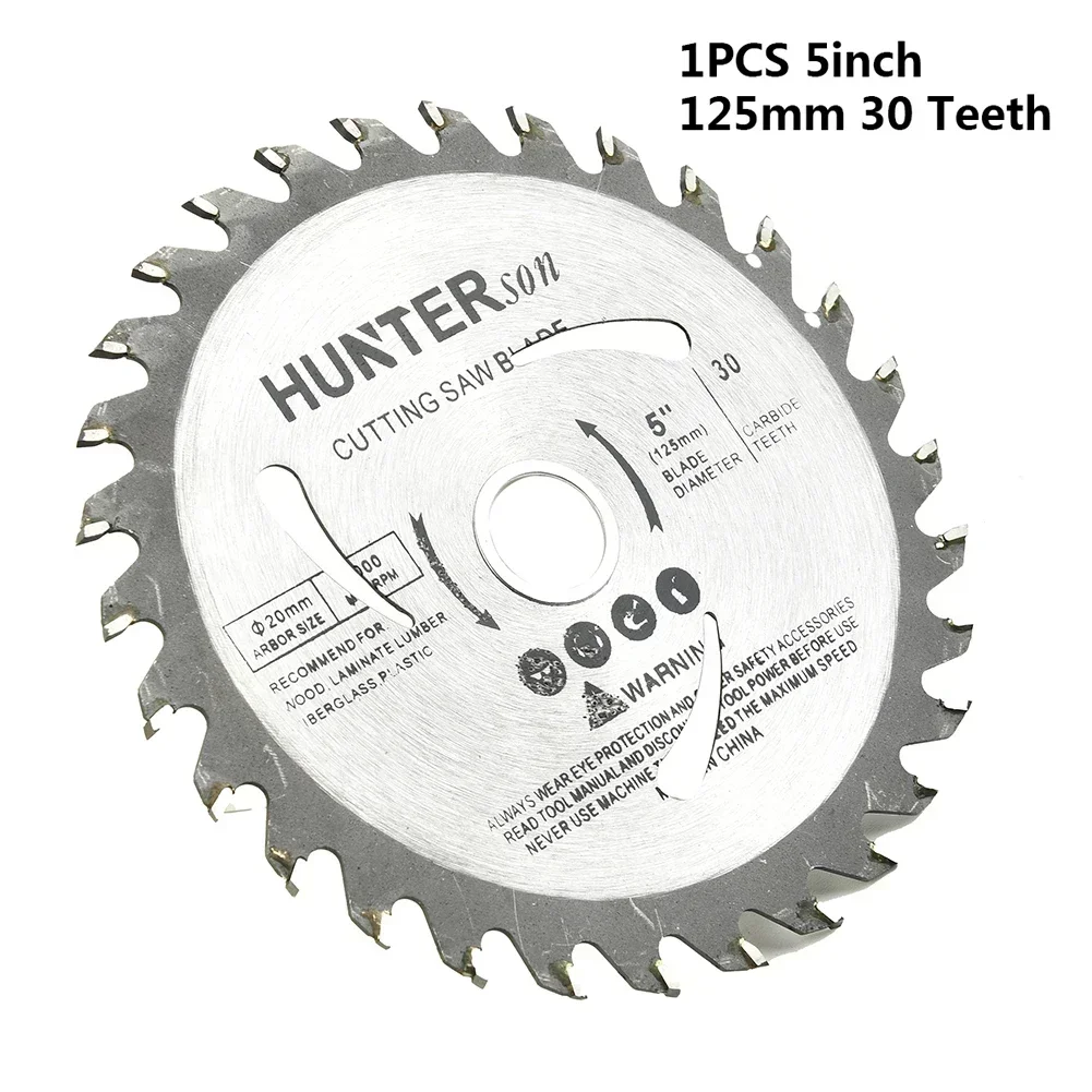 

Hot New Practical Saw Blade Saw blade Replacement 5" Replace Workshop 20mm Bore 30Teeth 5" Accessory Circular