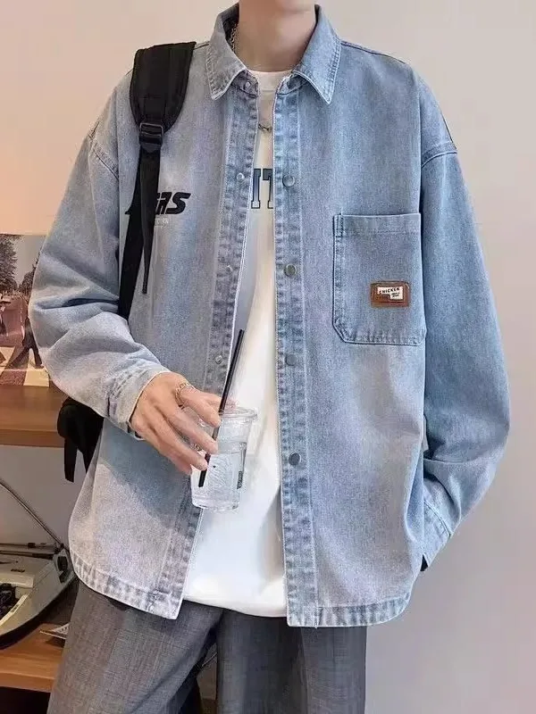 

Джинсовый джинсовый джинт Sli для подростков и молодых взрослых, весна-осень, Новое поступление, топ для школьников irt Jaet для мальчиков