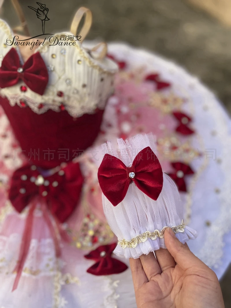 Child Chipollino Variation Professional Tutus Custom Made Classical Pancake Tutu Costumes BT4155