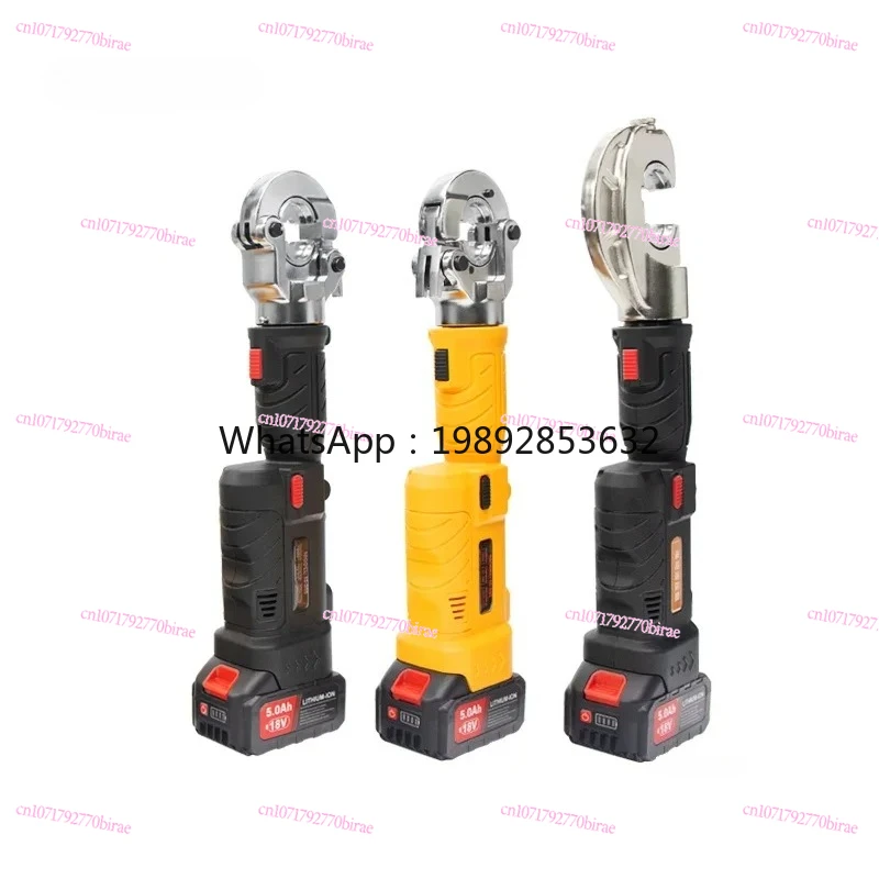 Straight Handle Lithium Battery Hydraulic Pliers Open Copper and Aluminum End Crimping Pliers Cable Tube Terminal Hydraulic Tool