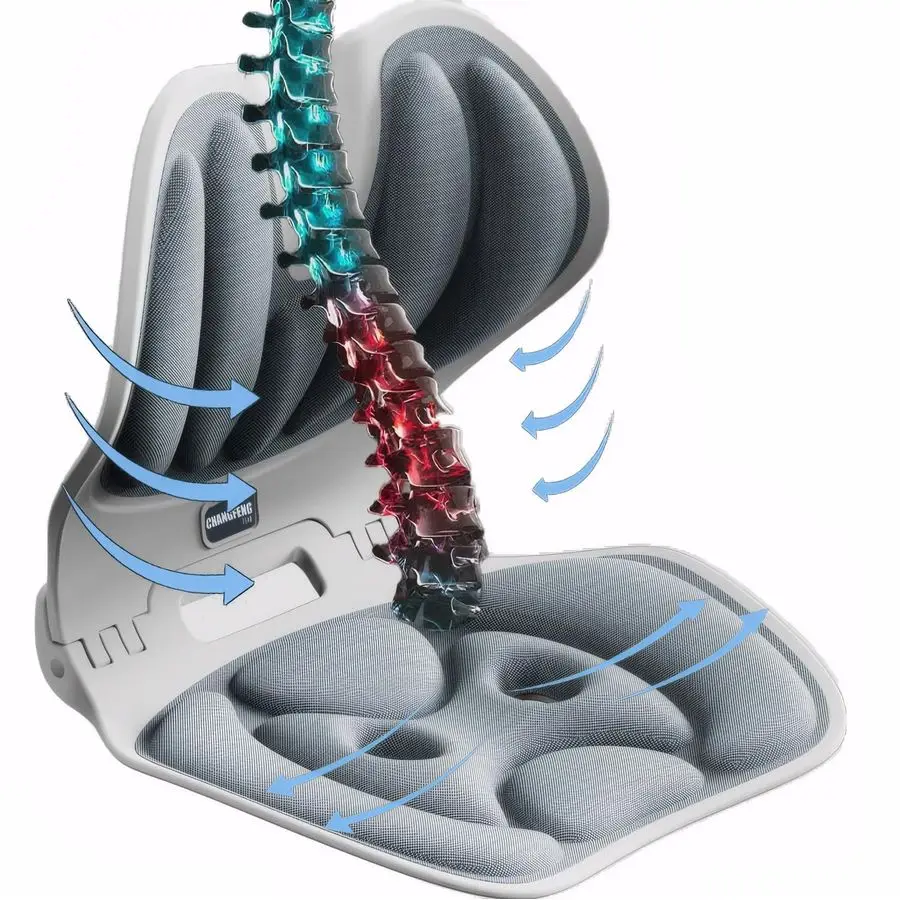 

Lumbar Ergonomic Support for Office Chair Back Lumbar Support for Computer, Gaming Chair Back Cushion for Back Pain Relief Impro