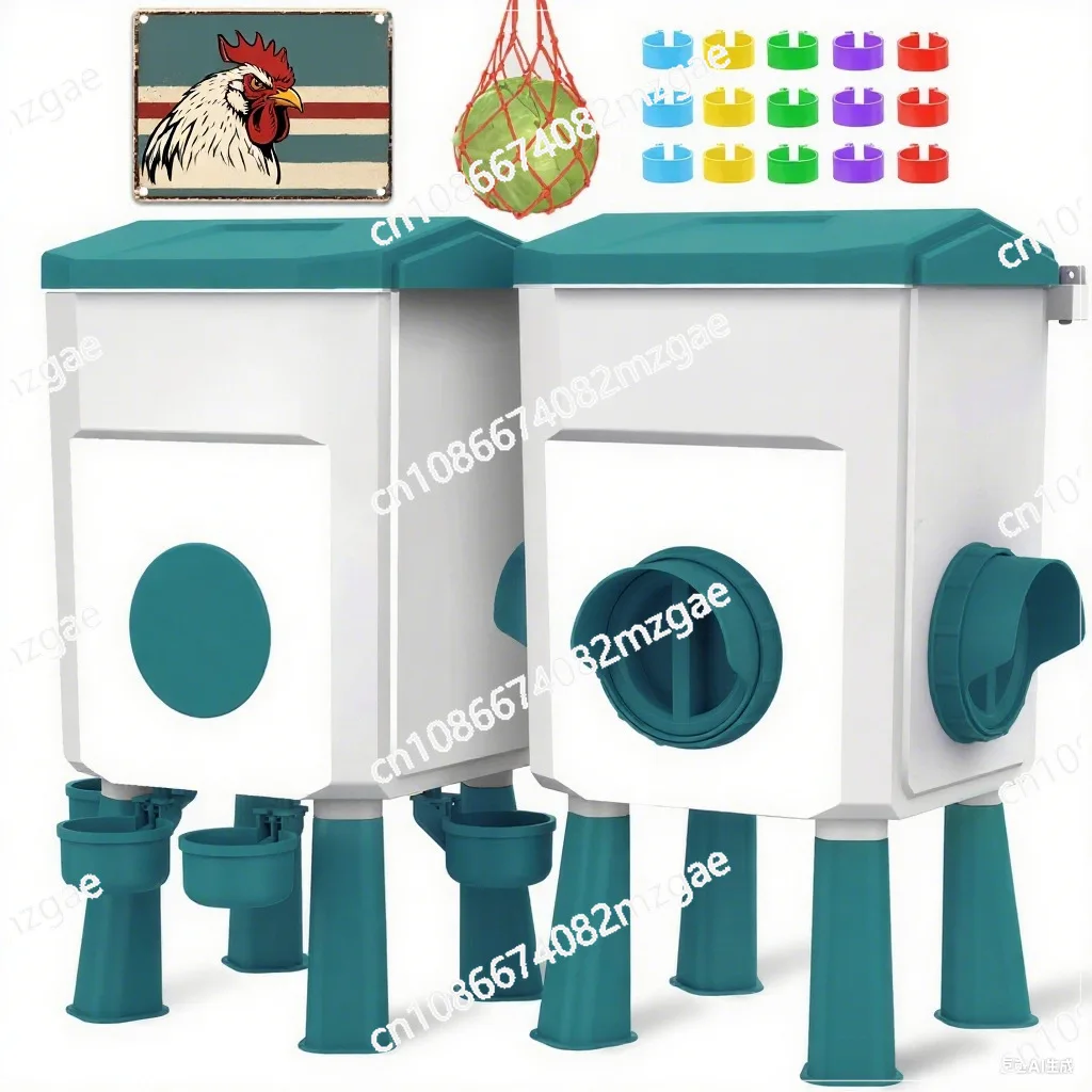 

Poultry Hanging Gravity Waterer for Chick Drinking System Chicken Duck Goose Feeding Group