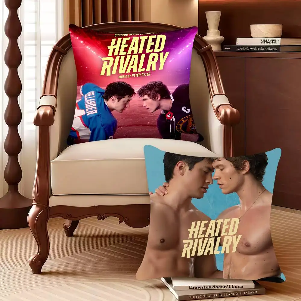 

TV H-Heated R-Rivalry Pillow Case Decor Protective Covers Comfortable soft for Sofa Living Room Home office