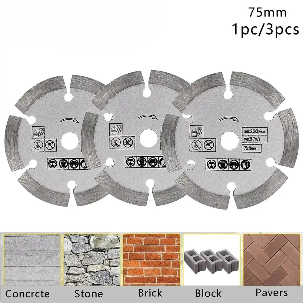 

Новый отрезной диск для камня 75 мм, мини-ультратонкая угловая шлифовальная машина с алмазным режущим лезвием