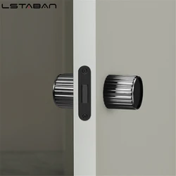 American Bedroom Door Lock Hidden Key Emergency Door Open Inner Door Lock Knob Wooden Door Handle Rotate Door Handle