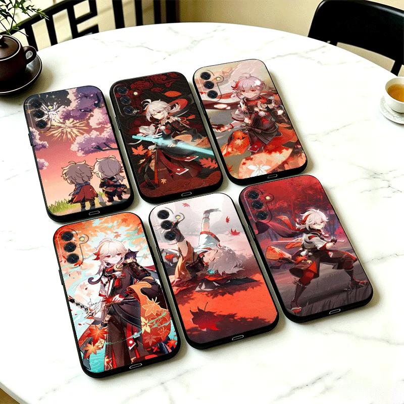 Genshin Impact Kazuha Phone Case Cover for Samsung A13 A14 A15 A16 A17 A53 A54 A55 A56 A57 A33 A34 A35 A36 A37 A23 A24 A25 A26 A