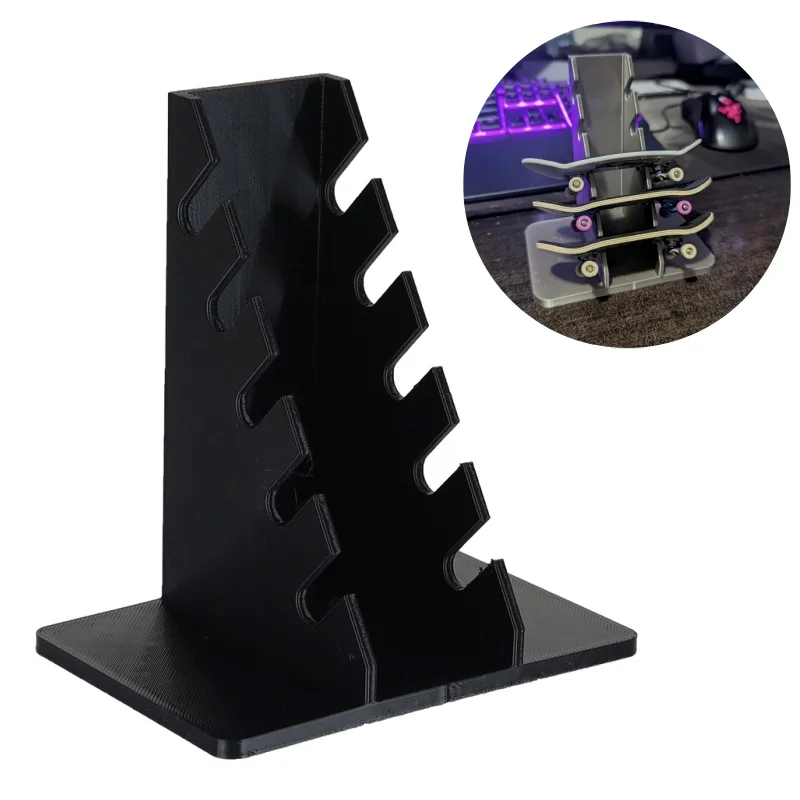

Mini Finger Skateboard Storage Rack Desktop Display Rack Holder Finger Skateboard Enthusiast Gift Home Decoration Accessories