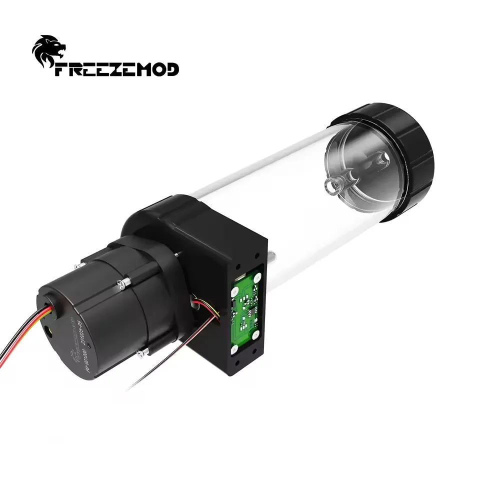 FREEZEMOD AIO Integrated Water Cooling Pump & Reservoir, 11m Head, 1400L Flow Rate with Alarm