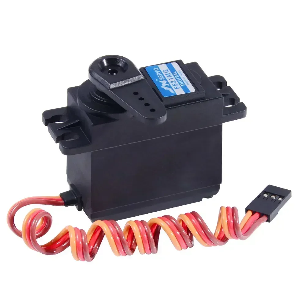 Precyzyjny serwo cyfrowe z metalowymi przekładniami 20KG PDI-5521MG: Standardowe serwo do samolotów RC, szybowców, łodzi i samochodów w skali 1/10