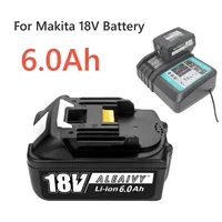 18V 5.0Ah rechargeable lithium-ion battery with DC18RC charger is applicable to Makita18V  BL1840 BL1850 BL1830 BL1860B LXT 400