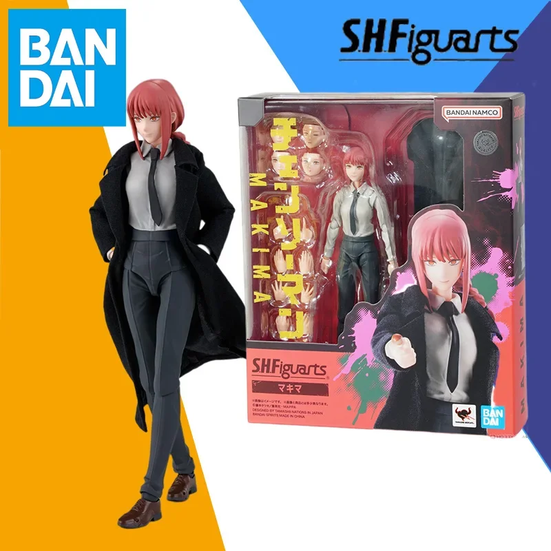 

In Stock Bandai S.H. Figuarts SHF Chainsaw Man Makima Anime Character Model Finished Toy Collection Children's Birthday Gift