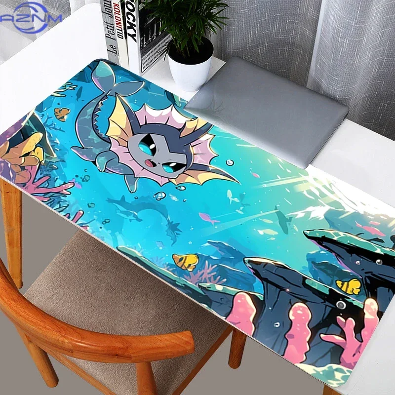 Mouse Pads Anime Gaming Pokemon Pikachu Accessories Mousepad Gamer PC Completo Computer Keyboard Desk Mat Durable Varmilo Table