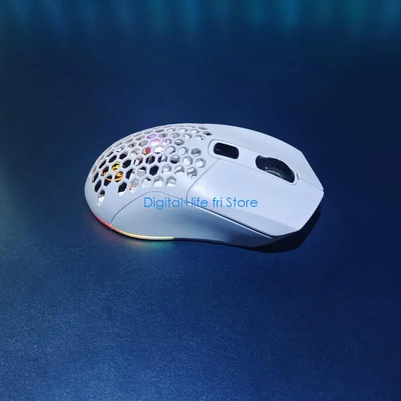 E06D Dual Mode 2.4G Luminous Mouse 4800DPI for Laptop PC Computer Games & Work