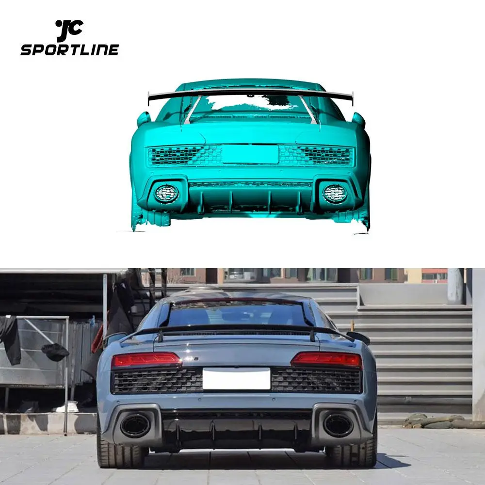

Latest R8 V10 Rear Trunk Lid High Wing Spoiler For Audi R8 V10 Performance Coupe 2-Door 2023