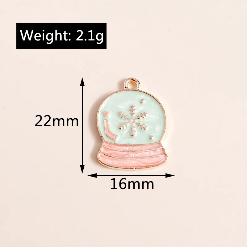 Leslie 10 Stück Emaille Retro TV Kamera Luftballon Auto Fahrrad Anhänger Cartoon DIY Halskette Armband Ohrring Schlüsselanhänger Zubehör – Detail 27