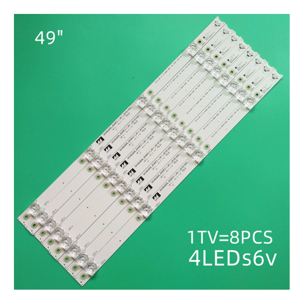 The new LCD TV LED backlight strip GIC49LB29 _ 3030F2.1-V0.1 20161205 49HR330M04A For 49P3F 49A950C 49A59