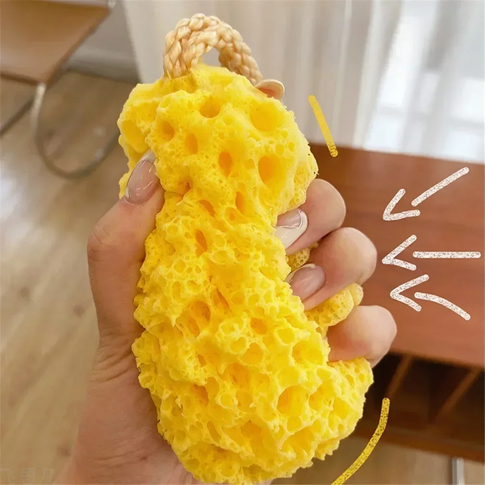 Scrubber Exfoliating Magic Honeycomb Bath Ball Body Sponge Water-swellable for Man Woman Gift Bathroom Accessories