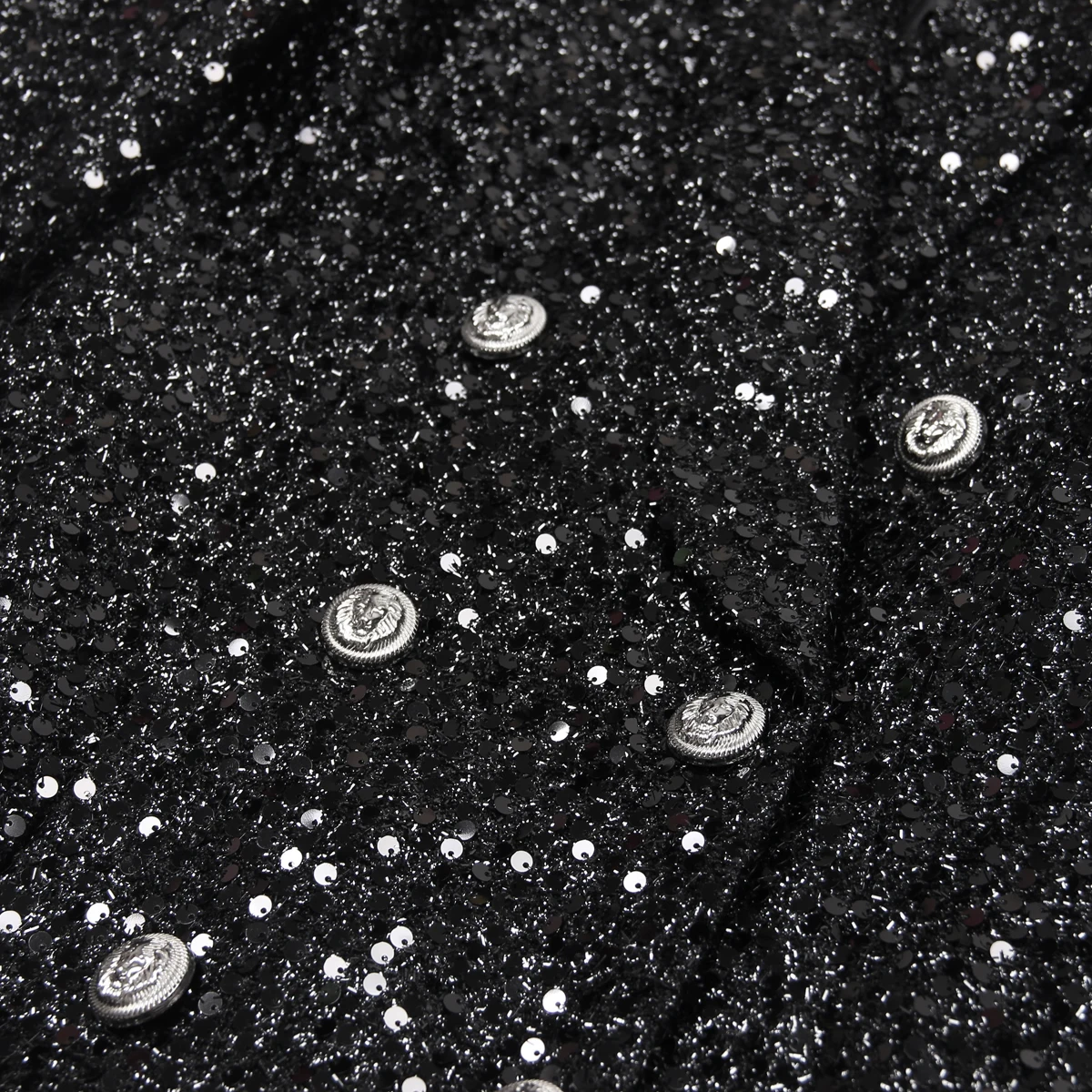 Manteau de costume à paillettes pour femmes, nouvelle collection printemps et automne, industrie lourde, mode, taille amincissante, col de costume de haute qualité