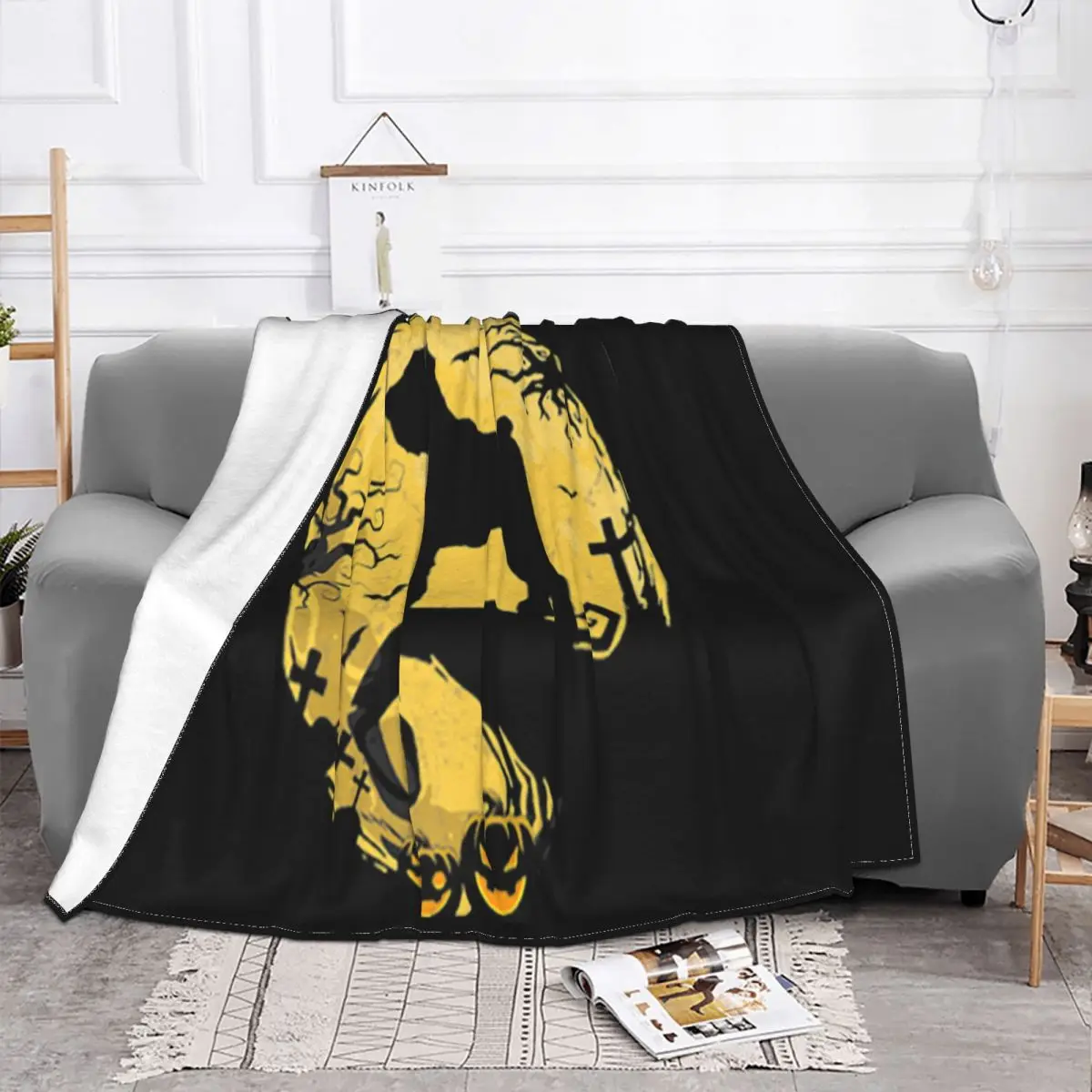 Bouviers Des Flandres Halloween Discount Interested High Quanlity Promotion Crewneck New Design Top Quality Throw Blanket