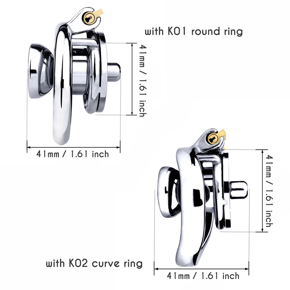 FRRK Flat Chastity Cage Men with Metal Urethral Catheter for Couple Steel Penis Rings Bondage Femboy Silicone Clitoris BDSM Toys