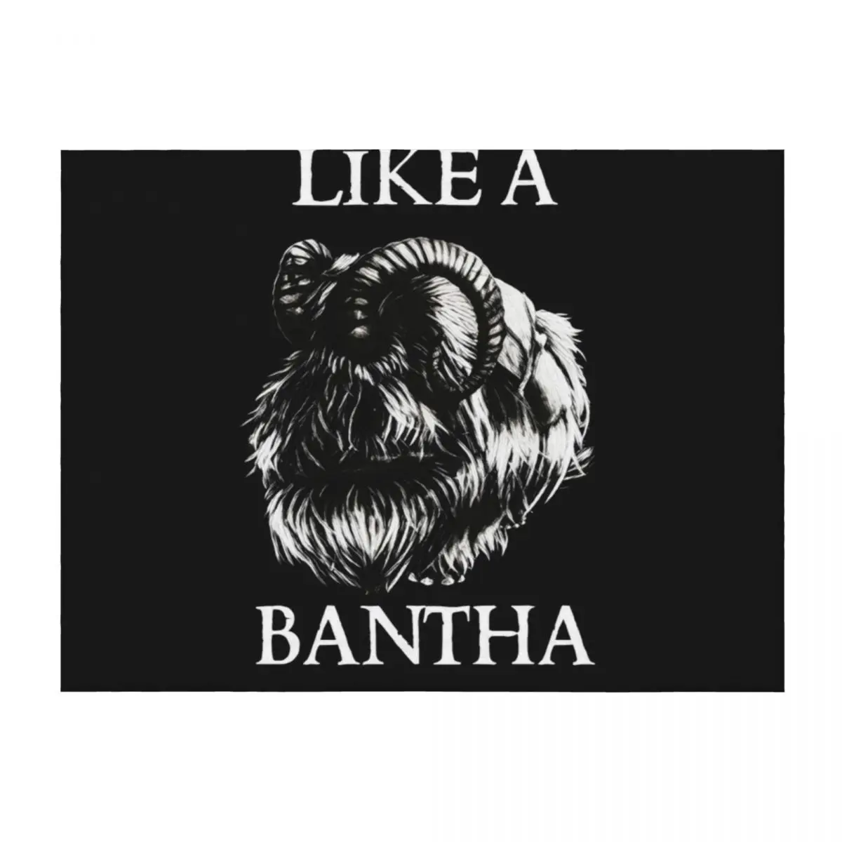 

Like a Bantha - Boba IV Throw Blanket Summer funny gift Decorative Sofa Blankets