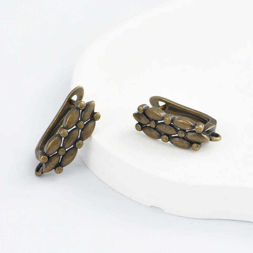 33 Stile YANASI NEU 1 Paar Antik-Bronze Ohrring-Haken für DIY Schmuckherstellung Zubehör Großhandel – Detail 16
