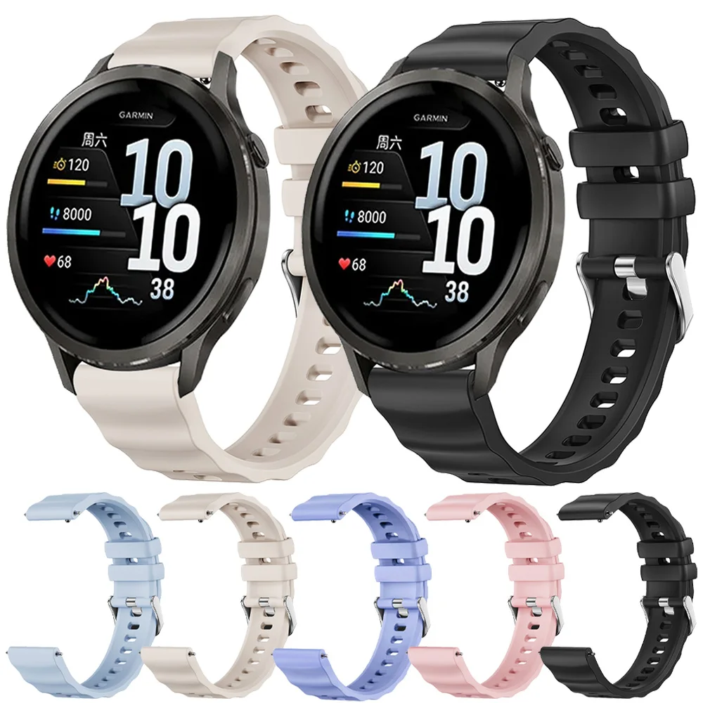 �y�Z�[�����z18mm�V���R���X�g���b�v Garmin Venu 4 41mm 3S 2S Forerunner 265S/255S/255S �X�|�[�c�u���X���b�g Huawei GT6 GT5 GT4 41mm �E�H�b�`�o���h�Ή�