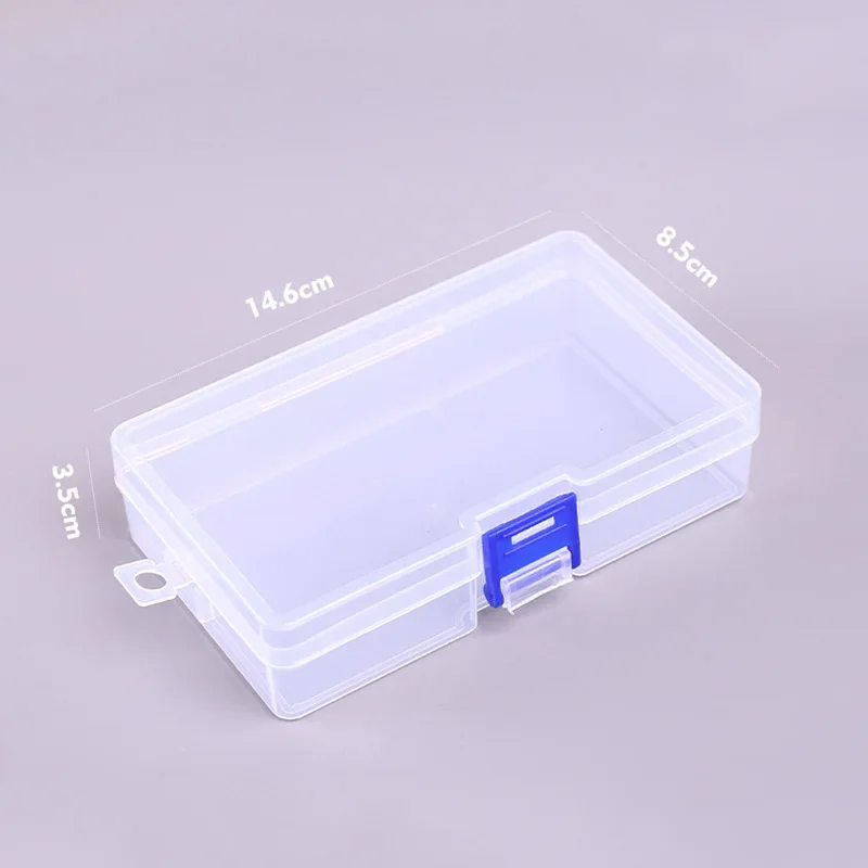 Storage Box Practical Toolbox Plastic Container Box for Tools Case Screw Sewing PP Boxes Transparent Component Screw Jewelry