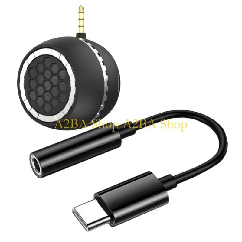 

A2BA Мини-динамик для телефона с разъемом 3,5 мм, перезаряжаемый портативный звуковой громкоговоритель для уличного автомобиля,