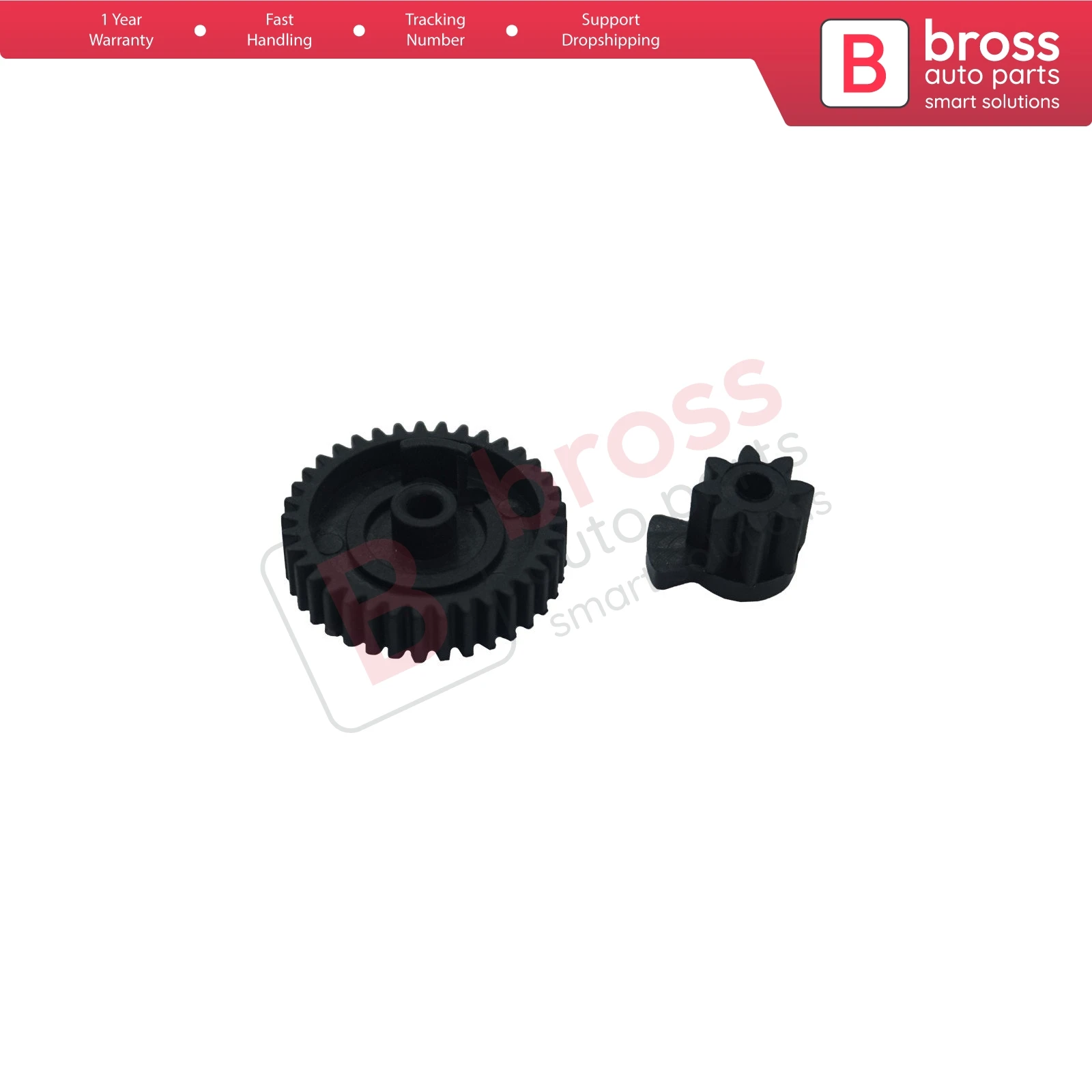 Bross Auto Parts BGE586 Front Doors Lock Repair Gear for Fiat Linea Punto with Albea Palio 51910170-51910171 Ship From Turkey