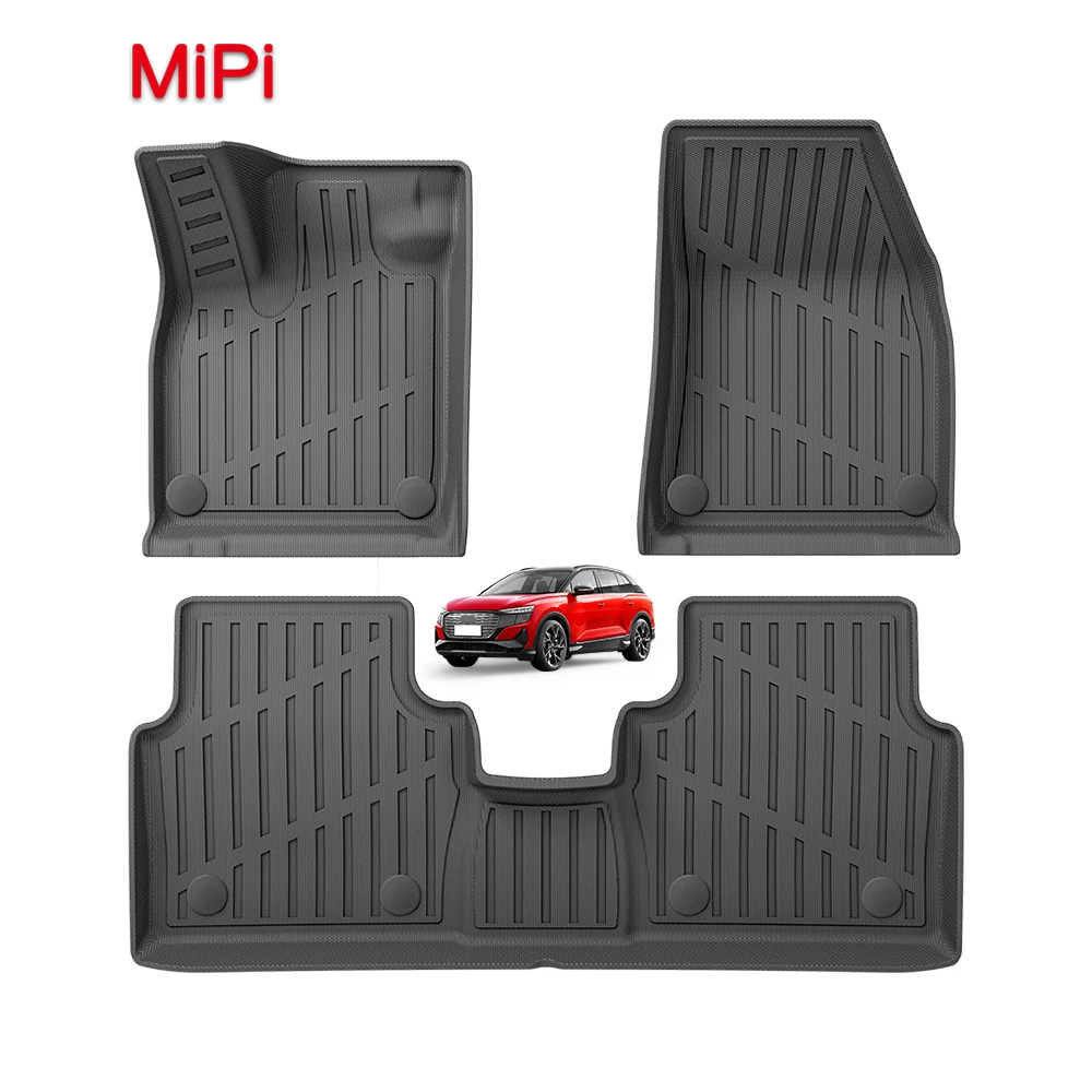 

Всепогодные 3D автомобильные коврики для Audi Q5 E-tron 2023, водонепроницаемый автомобильный напольный коврик TPE, индивидуальный ковер Audi, автомобильный коврик