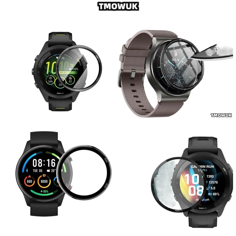 

For Garmin Forerunner 158 165 245 255 255s 265 265s Flexible Screen Film Full Cover 3D High - Definition
