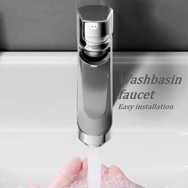 

Sink and Basin Faucets hot and cold faucet in bathroom sink Toilet washbasin chrome faucet