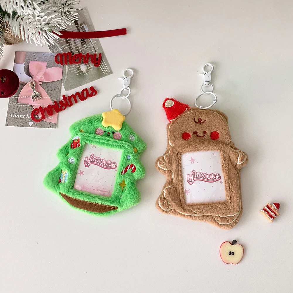 Game Gingerbread Man Cosplay Fotokaarthouder Pluche Kaarthoes Sleutelhanger Leuke Figuur Rugzak Decoratie Unisex Kerst Rekwisieten