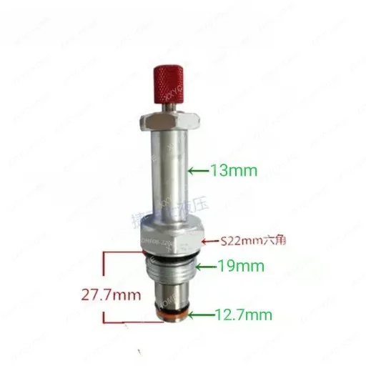 LSV2-08-2NCP-M Hydraulic Electromagnetic Valve Insertion Two Position Two way Elevator Manual Lowering Unloading Elevator