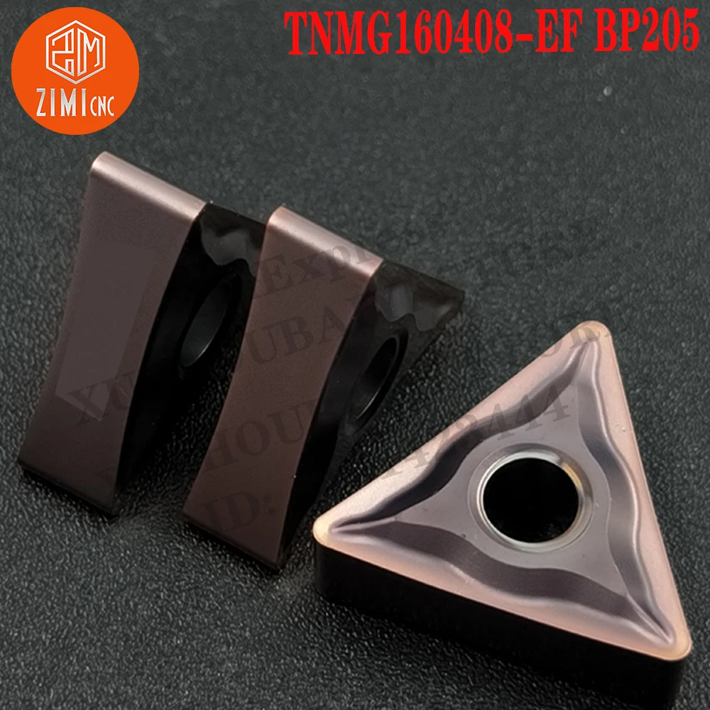 TNMG160408-EFBP205 TNMG 160408 Inserto in carburo Inserti per tornitura Inserti in carburo meccanico tornio per metalli Strumento CNC Strumento per tagliare TNMG