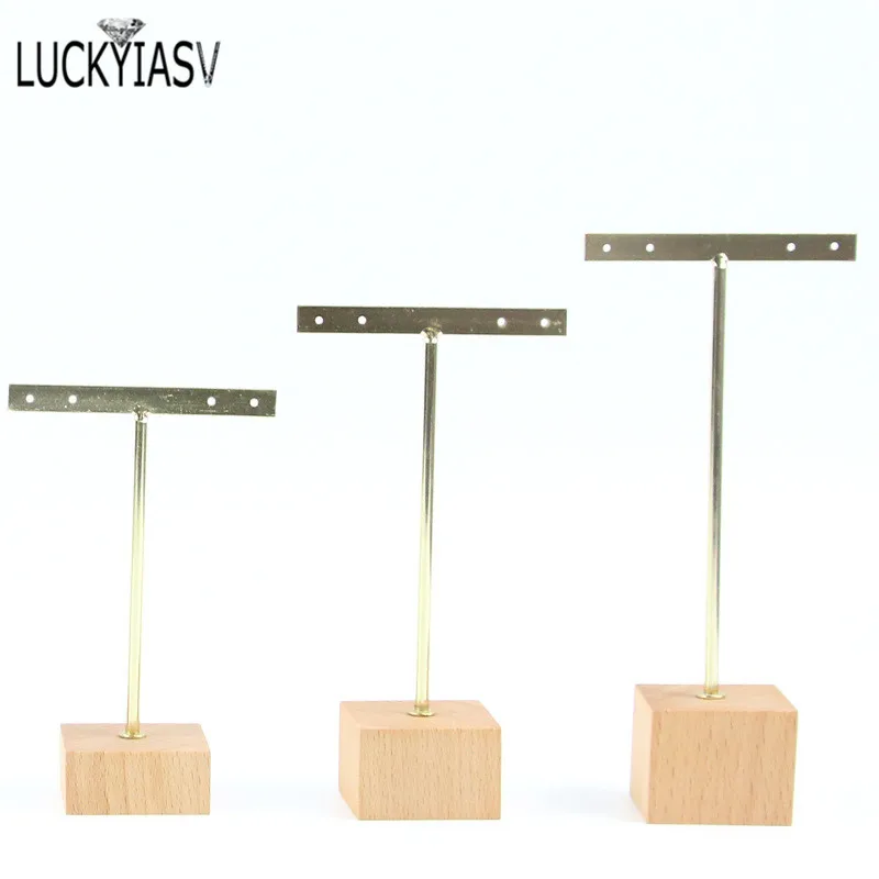 Esposore per orecchini a barra T da 3 pezzi con ... - Aliexpress